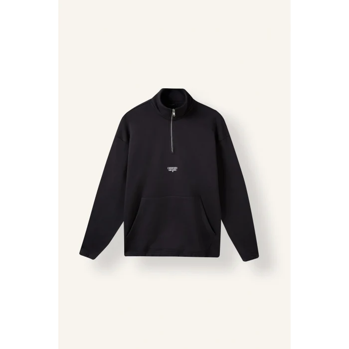 Defacto H3173AXNV173 Lacivert Boxy Fıt Sweatshirt