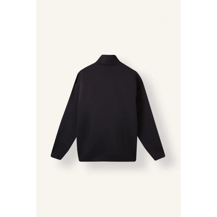 Defacto H3173AXNV173 Lacivert Boxy Fıt Sweatshirt