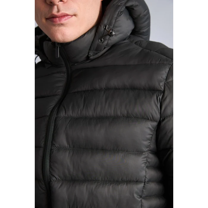 Defacto N4661AZGN1284 Yeşil Sıcak Tutan Su İtici Slim Fit Mont