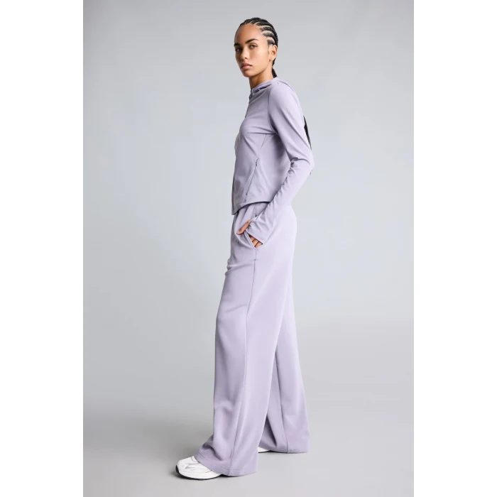 Defacto I6280AXPR522 Mor Relaxed Fit Geniş Paça Standart Boy Modal Sporcu Eşofman Altı