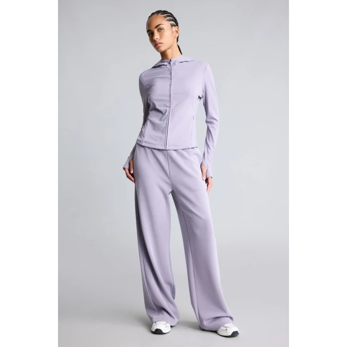 Defacto I6280AXPR522 Mor Relaxed Fit Geniş Paça Standart Boy Modal Sporcu Eşofman Altı