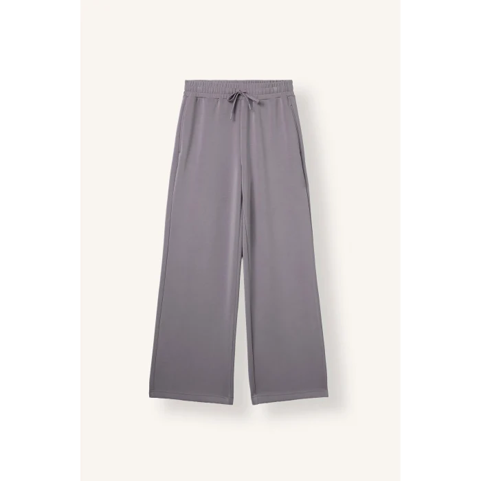 Defacto I6280AXPR522 Mor Relaxed Fit Geniş Paça Standart Boy Modal Sporcu Eşofman Altı