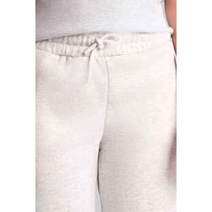 Defacto I3160A8GR421 Gri Fitilli Örme Wide Leg Kız Çocuk Pantolon