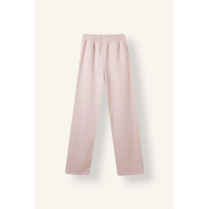 Defacto B8571AXPN38 Pembe Straıght Fıt Basıc Geniş Paça Beli Lastikli Eşofman Altı