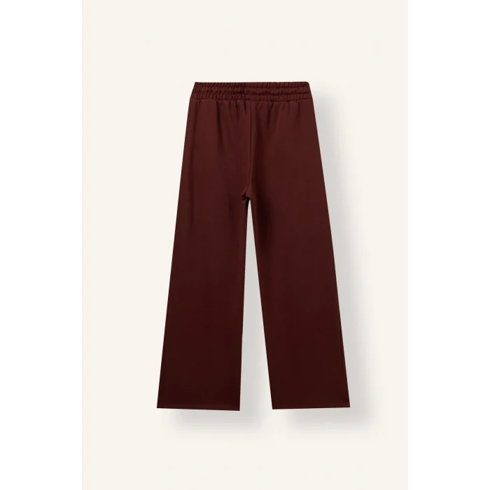 Defacto I5111A8BR162 Bordo Hello Kitty Baskılı Wide Leg Eşofman Altı Kız Çocuk