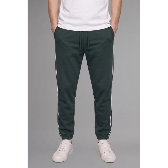 Defacto H4889AXGN1051 Yeşil Regular Fit Yan Biyeli Lastikli Paça Jogger Eşofman Altı