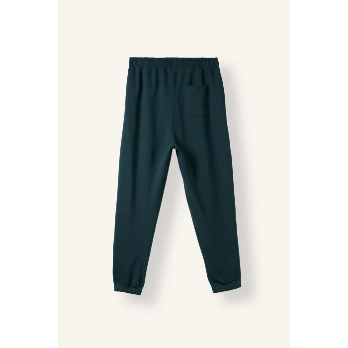 Defacto H4889AXGN1051 Yeşil Regular Fit Yan Biyeli Lastikli Paça Jogger Eşofman Altı