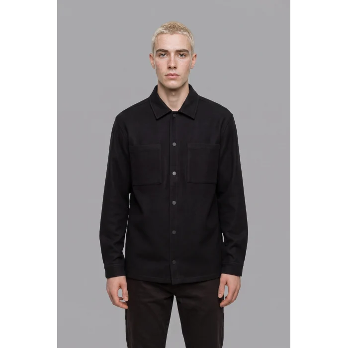 Defacto H6548AXBK81 Siyah Regular Fit Çift Cepli Gömlek Ceket