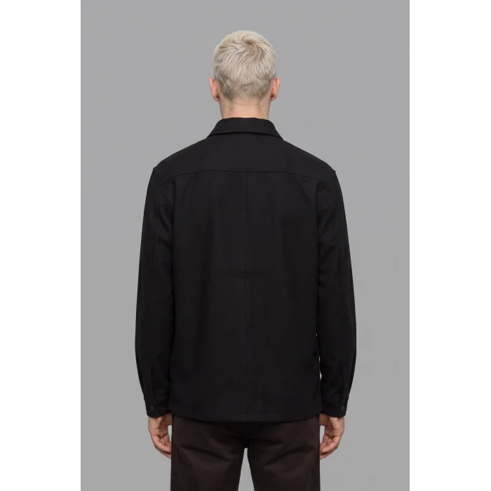 Defacto H6548AXBK81 Siyah Regular Fit Çift Cepli Gömlek Ceket