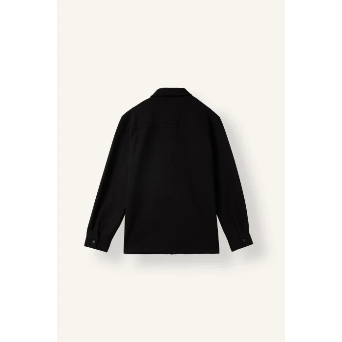 Defacto H6548AXBK81 Siyah Regular Fit Çift Cepli Gömlek Ceket