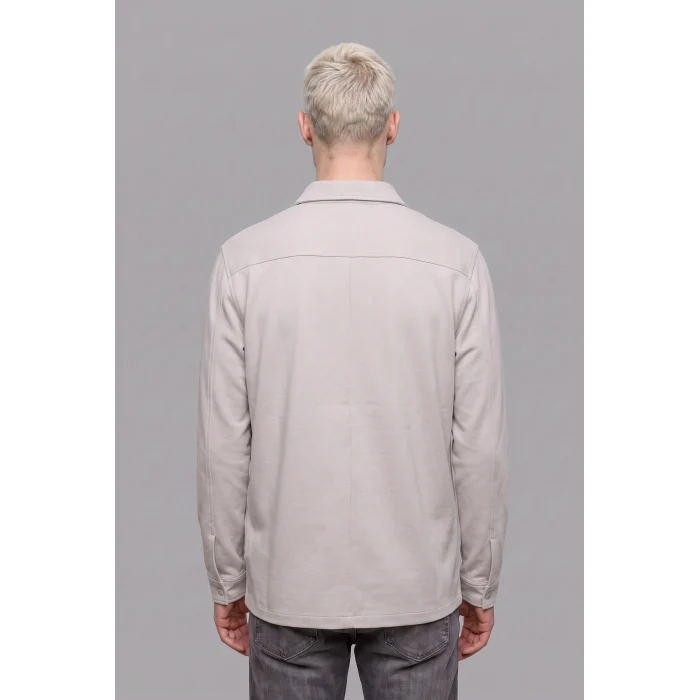 Defacto H6548AXGR293 Gri Regular Fit Çift Cepli Gömlek Ceket
