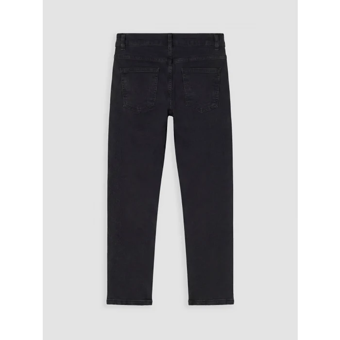 LCW Kids Siyah Slim Fit Erkek Çocuk Jean Pantolon