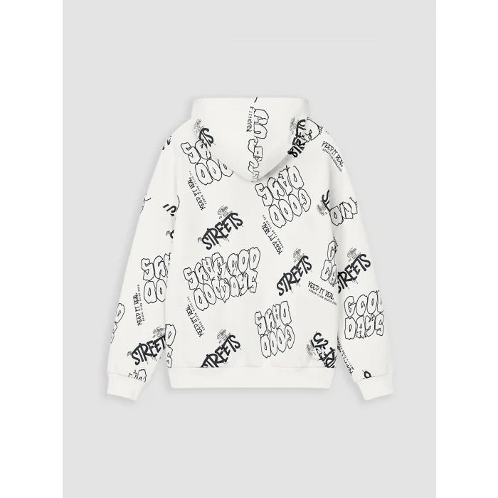 LCW Kids Ekru Kapüşonlu Erkek Çocuk Sweatshirt