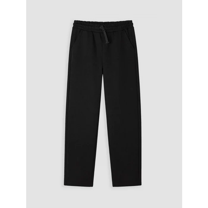 LCW Kids Siyah Regular Fit Erkek Çocuk Eşofman Altı