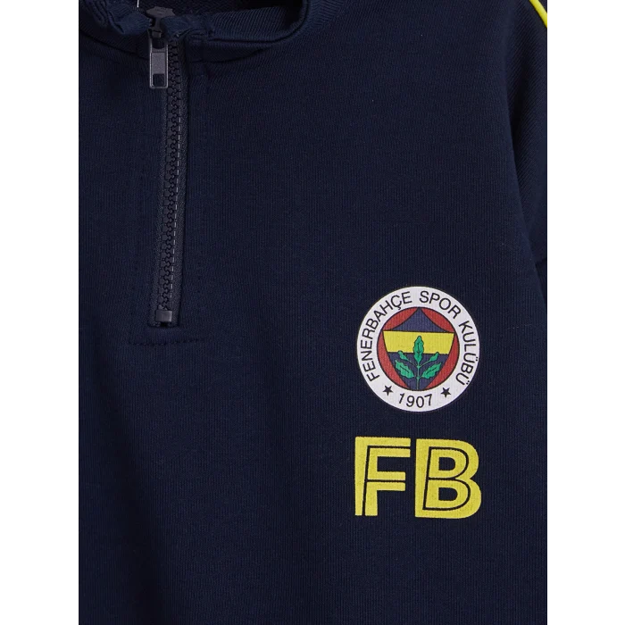 LCW Kids Lacivert Fenerbahçe Erkek Çocuk Sweatshirt