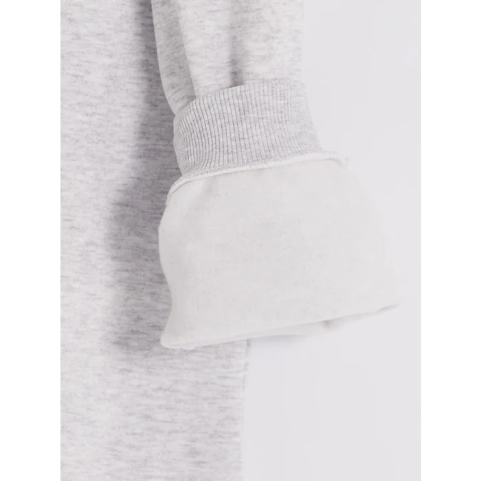 LCW Kids Gri Minecraft Baskılı Erkek Çocuk Sweatshirt