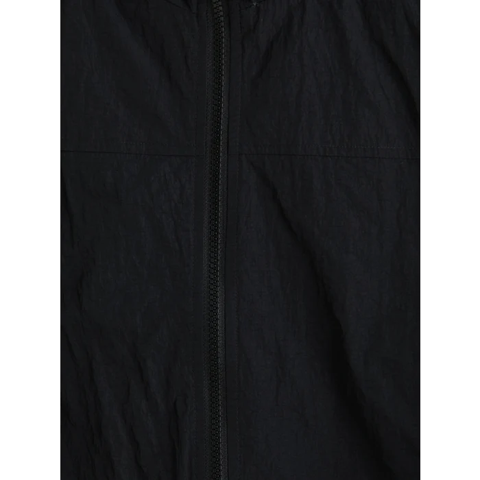 LCW EVERYDAY Siyah Kapüşonlu Oversize Kadın Yağmurluk