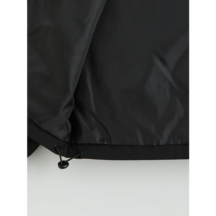 LCW EVERYDAY Siyah Kapüşonlu Oversize Kadın Yağmurluk