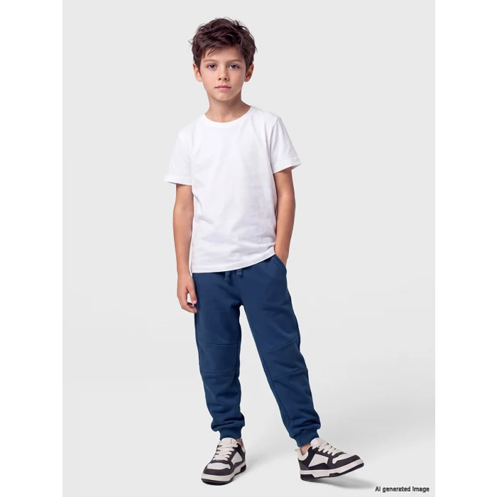 LCW Kids İndigo Beli Lastikli Erkek Çocuk Jogger Eşofman Altı