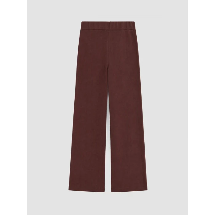 LCW Kids Bordo Beli Lastikli Geniş Paça Kız Çocuk Eşofman Altı