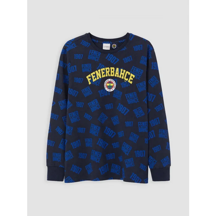 LCW Kids Lacivert Fenerbahçe Erkek Çocuk Pijama Takımı
