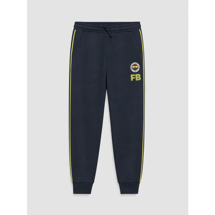 LCW Kids Lacivert Erkek Çocuk Fenerbahçe Baskılı Jogger Eşofman Altı