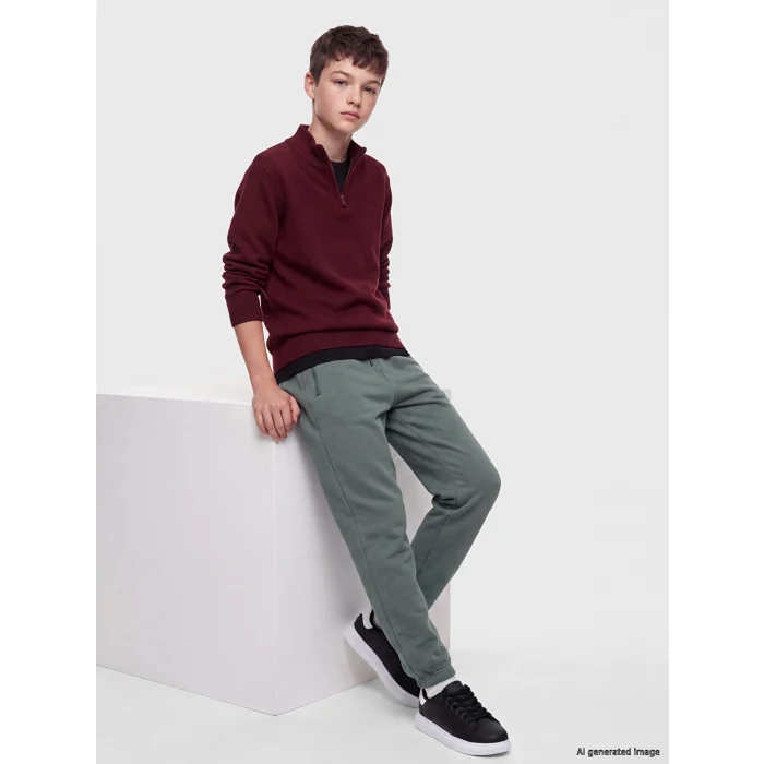 LCW Kids Gri Erkek Çocuk Jogger Eşofman Altı