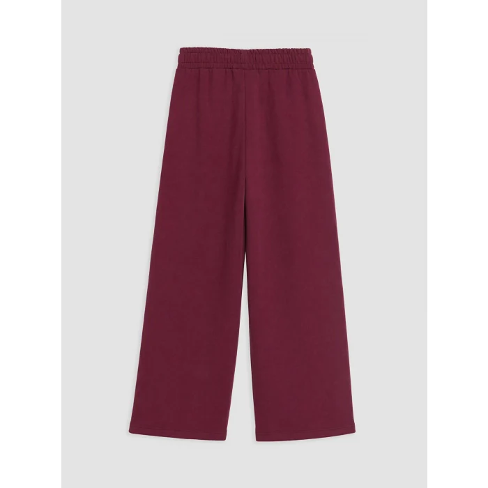 LCW Kids Bordo Polo Yaka Baskılı Kız Çocuk Eşofman Takım