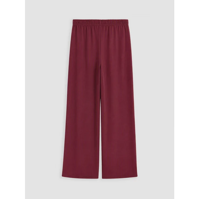 LCW Kids Bordo Polo Yaka Baskılı Kız Çocuk Eşofman Takım