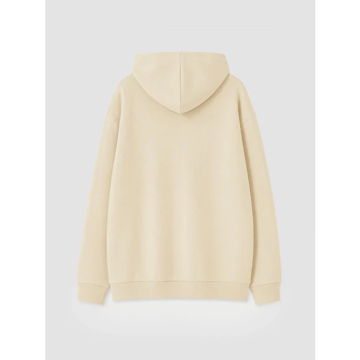 LCW Kids Bej Baskılı Erkek Çocuk Kalın Sweatshirt