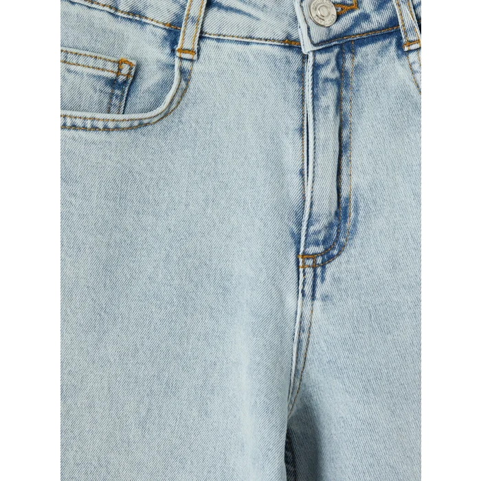 LCW Kids Mavi Wideleg Kız Çocuk Jean Pantolon