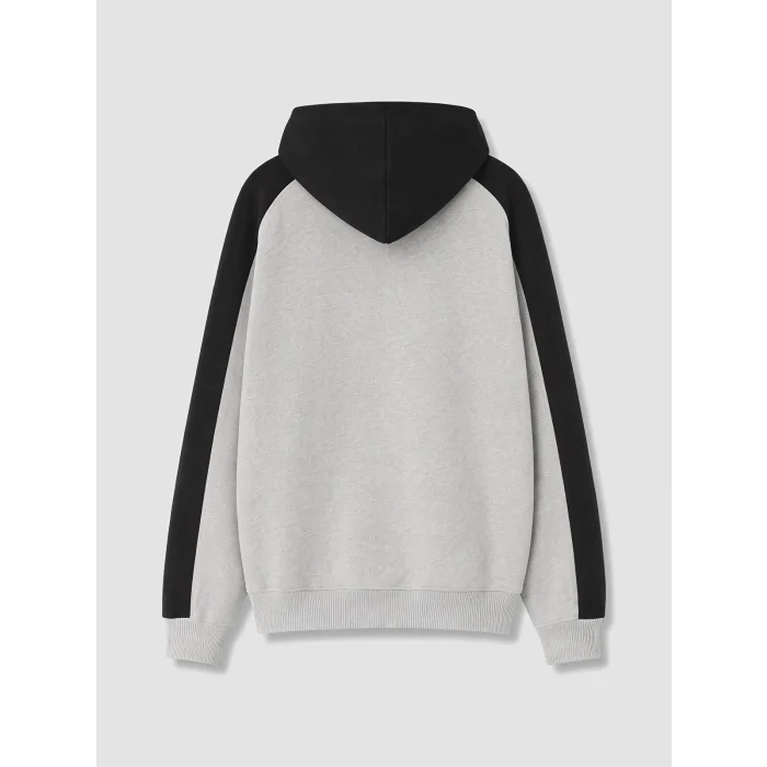 LCW Kids Gri Slogan Baskılı Erkek Çocuk Sweatshirt