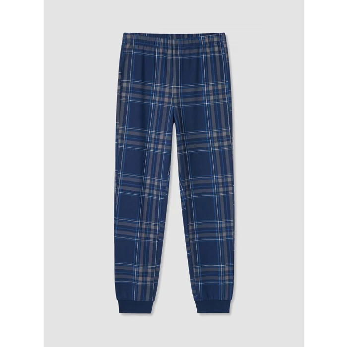 LCW Kids Gri Bisiklet Yaka Erkek Çocuk Pijama Takım
