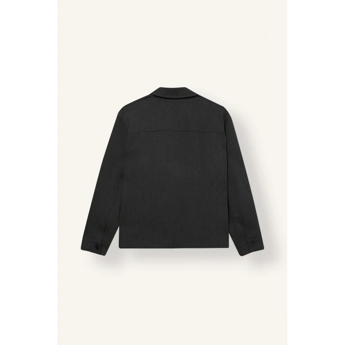 Defacto G6393AXGR309 Gri Regular Fıt Polo Yaka Astarlı Blazer Ceket