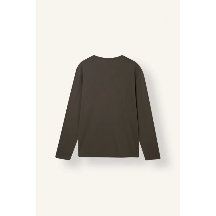 Defacto I2975AXKH148 Haki New Regular Fit V Yaka Uzun Kollu Ekose 2li Pijama Takımı