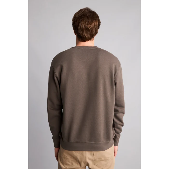 Defacto E8339AXKH534 Haki Pamuklu Regular Fit Basic Sweatshirt