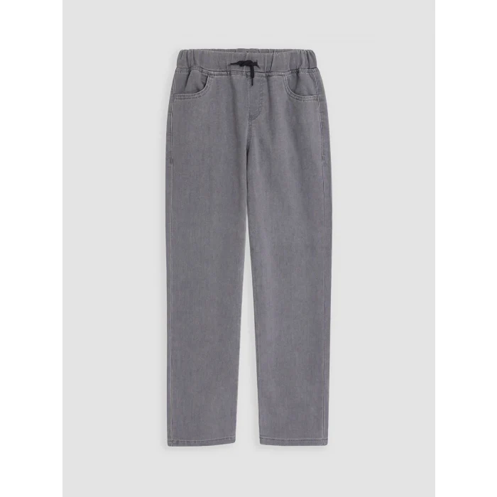 LCW Kids Gri Slim Fit Erkek Çocuk Jean Pantolon