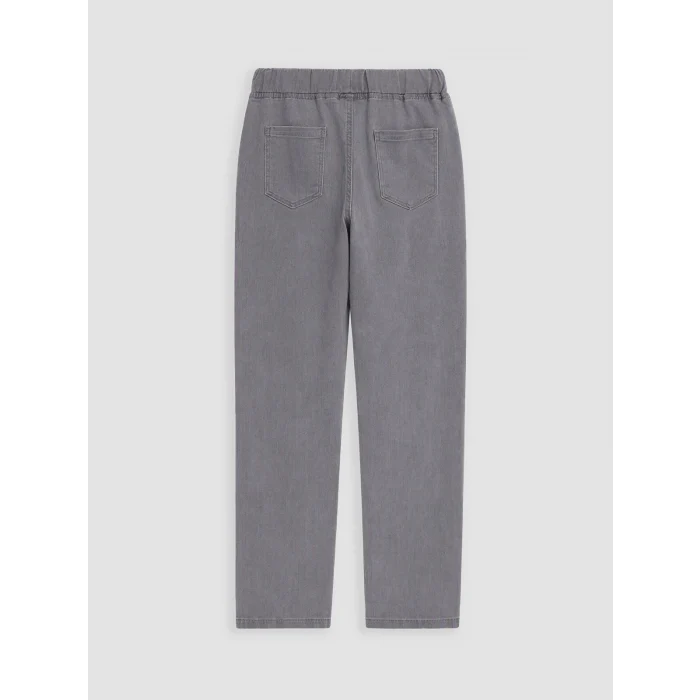 LCW Kids Gri Slim Fit Erkek Çocuk Jean Pantolon