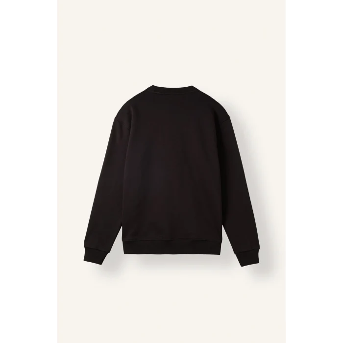 Defacto H5180AXBN337 Kahve Regular Fıt Bisiklet Yaka Basic Sweatshırt
