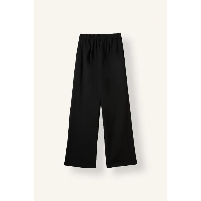 Defacto E7238AXBK81 Siyah Straight Fit Yüksek Bel Pantolon
