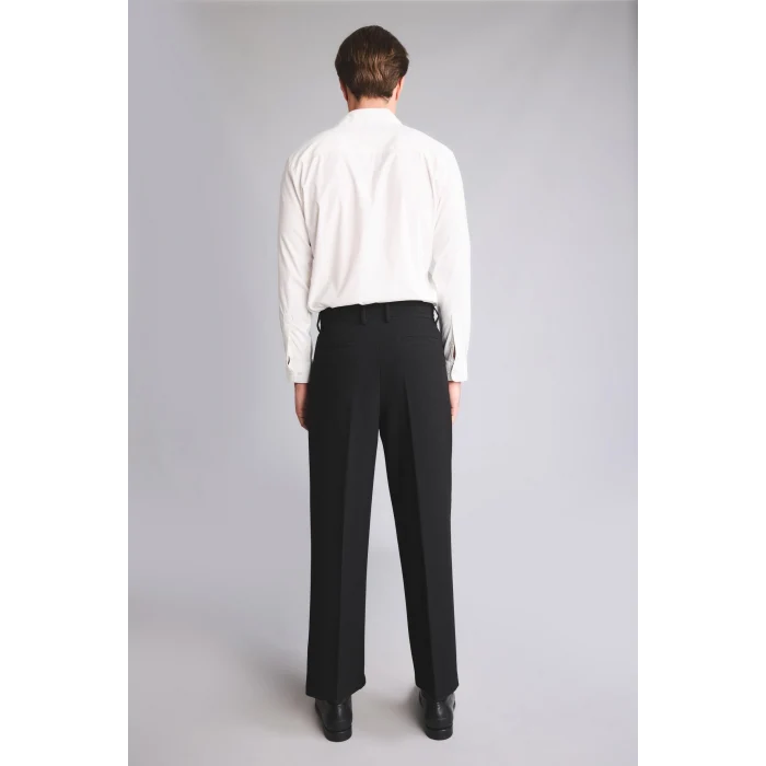 Defacto G6603AXBK27 Siyah Wide Leg Geniş Kalıp Normal Bel Geniş Paça Pantolon