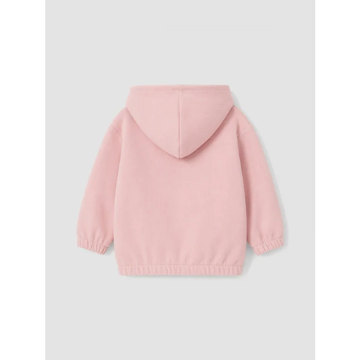 LCW Kids Pembe Kapüşonlu Kız Çocuk Kalın 3lü Takım