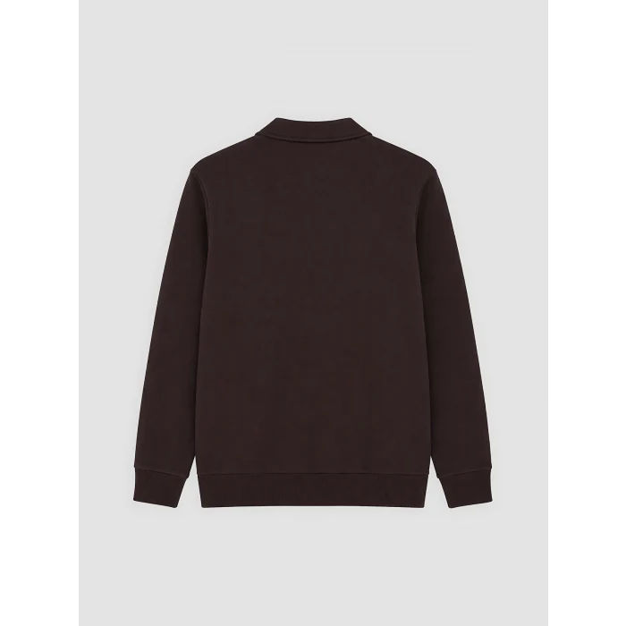 LCWAIKIKI Classic Mürdüm Polo Yaka Erkek Kalın Sweatshirt