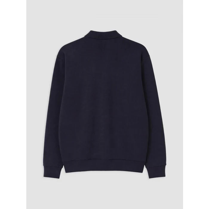 LCW Vision Lacivert Polo Yaka Erkek Sweatshirt