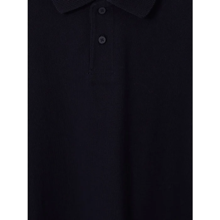 LCW Vision Lacivert Polo Yaka Erkek Sweatshirt