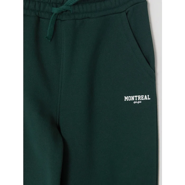 LCW Kids Yeşil Erkek Çocuk Kalın Jogger Eşofman Altı