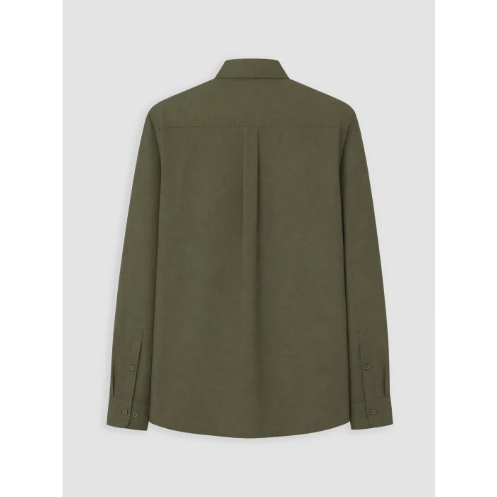 SOUTHBLUE Haki Regular Fit Gabardin Erkek Gömlek