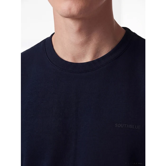 SOUTHBLUE Lacivert Bisiklet Yaka Erkek Sweatshirt