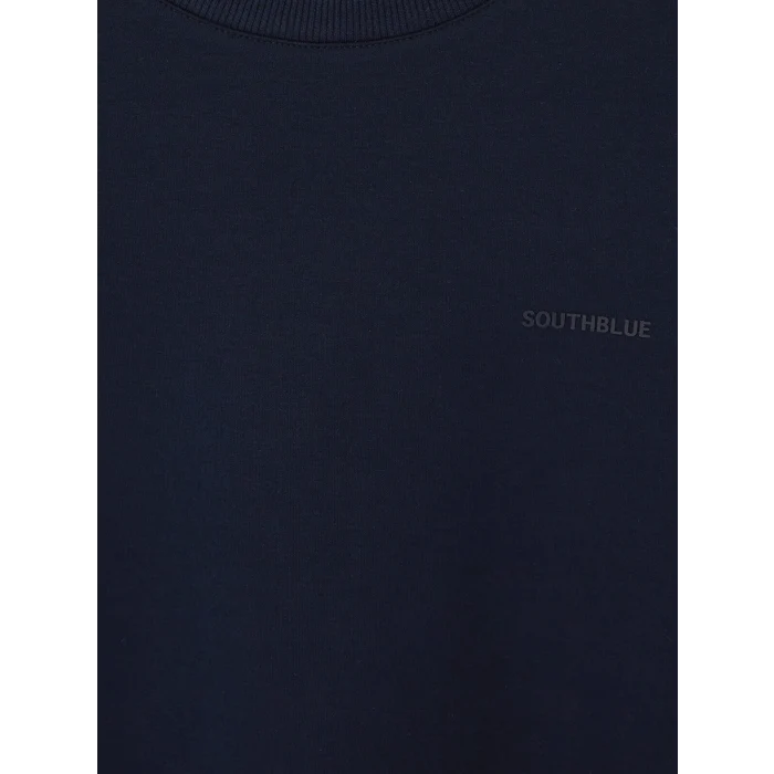 SOUTHBLUE Lacivert Bisiklet Yaka Erkek Sweatshirt