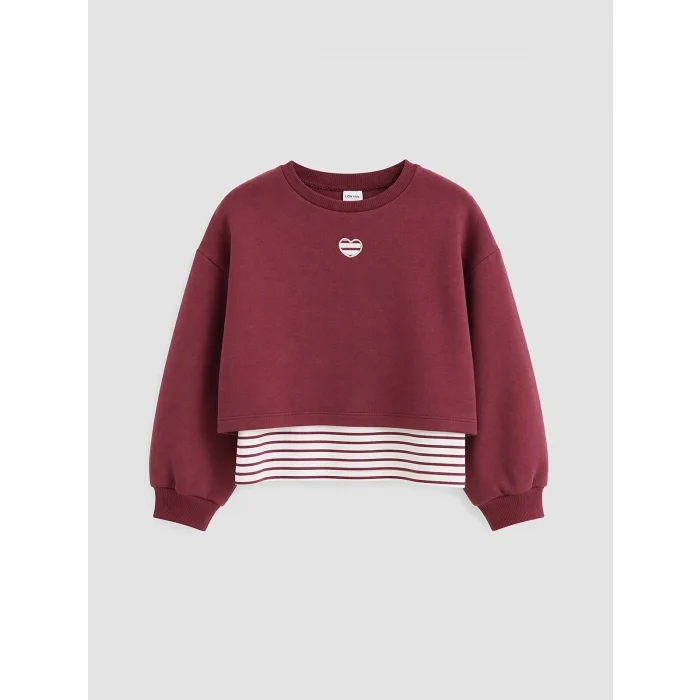 LCW Kids Bordo Kız Çocuk Eşofman Takım